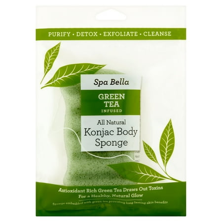 Swissco Green Tea Infused Konjac Body Sponge