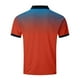 thumbnail image 4 of Ceisia Men's Polka Dot Gradient Short Sleeve Polo Shirt Casual Summer Top Watermelon Red XL Gifts, 4 of 5