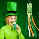 thumbnail image 1 of Decoraciones para el Día de San Patricio, Accesorios para el Día de San Patricio, Regalos para el Día de San Patricio. Bandera de jardín del Día de San Patricio de 40 pulgadas con tréboles de doble ca, 1 of 6
