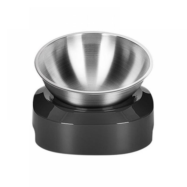 Raised Cat Food Bowl Stainless Steel Cat Dish for Food Water Anti
