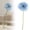 Blue, variant on Artificial Gerbera Daisy Flower, Blue Silk Daisy with Stem, African Daisy for Vase Table Centerpiece, Home Wedding Party Garden Decoration, 1Pc