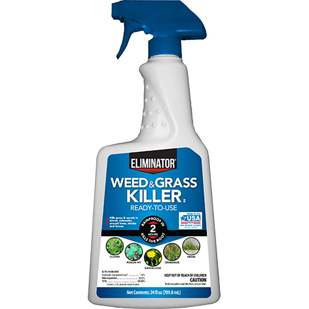 Eliminator Weed and Grass Killer ReadyToUse Liquid Trigger, 24 Ounces