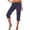 Navy #47, variant on WULMLEO Cargo Capris for Women Cotton Mid Rise Lightweight Capri Pants Stretchy Travel Hiking Cargo Pants with Pockets Navy 3XL