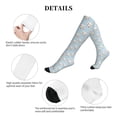 thumbnail image 5 of Lsque Dog Pattern Sport Compression Socks for Men & Women 15-20 mmHg Knee High Nurse Pregnant Running Medical and Travel Athletic, 5 of 6