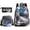 6, variant on XNB 3D Cartoon Mr Beast Schoolbag,  3PCS Large Capacity Laptop Backpack, Cool Mr Beast Character Book Bags