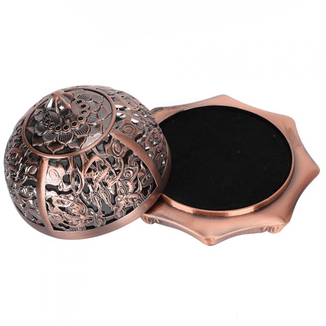 Quemador de incienso quemador de incienso para el hogar tallado exquisito y duradero para accesorios de fotografía regalos exquisitos decoración del hogar oficina ANGGREK Otros