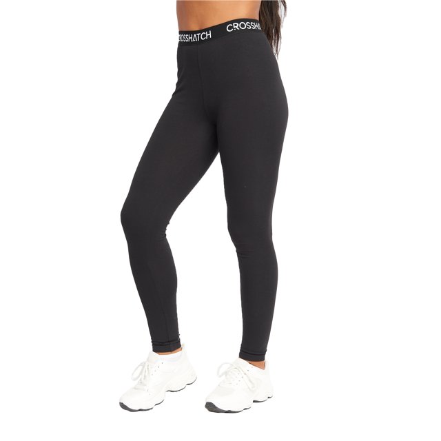 Crosshatch - Leggings Jacklight para Mujer (Negro)