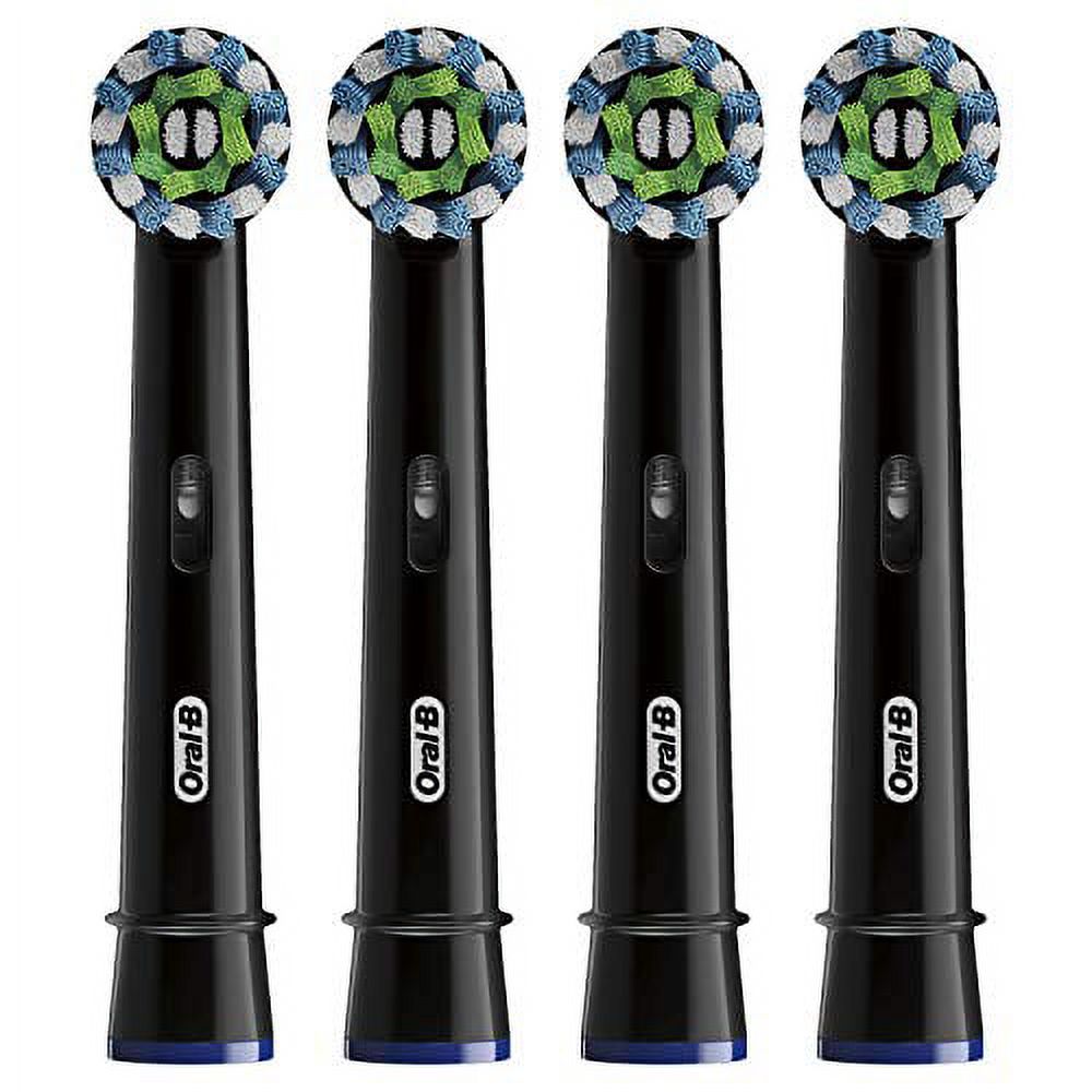 Oral-B Crossaction Electric Toothbrush Refills Black 4 Pack photo 4