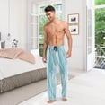 thumbnail image 7 of Summer Wooden Turquoise Ghost Pajama Pants, Men's Lounge Pants Light with Drawstring and Pockets, Christmas New Year Birthday Father's Day Gifts, 7 of 7