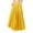 Yellow, variant on Yuwull Women's Vintage Stretch High Waist A-Line Flared Maxi Skirts with Pockets Solid Color Pleated Long Skirts Black