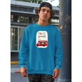 thumbnail image 2 of Santa's Foodtruck Collection B. Sweatshirt Men -Victoria Borges Designs, Male 4X-Large, 2 of 4