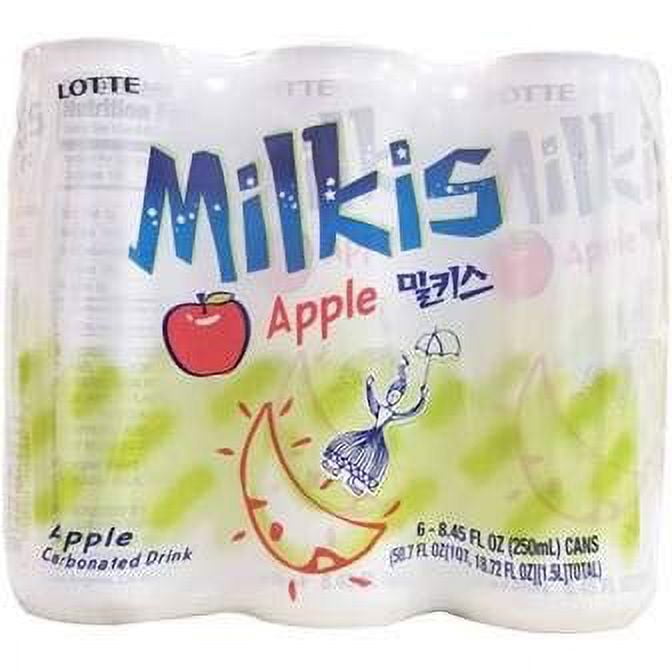 Lotte Milkis Carbonated Soft Drink, Variety Pack, 8.45 Fluid Ounce (Pack of 24)