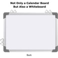 thumbnail image 3 of 16x12 in Double Side Whiteboard Calendar & Cork Board Combo for Wall, 3 in 1 Magnetic Dry Erase Whiteboard Monthly Calendar and Bulletin Board with Aluminum Frame for Home Office Kitchen, 3 of 7