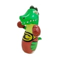 thumbnail image 4 of Equipo de entrenamiento de saco de boxeo de dinosaurio inflable ejercicio resistente Bolso de boxeo inflable para niños para niños de kickboxing, 4 of 7