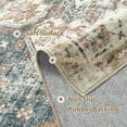 thumbnail image 5 of Uermei 9'x12' Large Area Rug for Living Room: Non-Slip Washable Stain Resistant Foldable Carpet for Bedroom Dining Room Office Home Decor - Blue Golden, 5 of 13