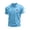 Sky Blue-N1, variant on Homeyce 250 Anniversary Usa Shirt Mens Short Sleeve Usa Flag Print Polo Shirts 4th Of July Independence Day Polo Shirt Collared Button Us 250th Anniversary 1776-2026 Patriotic Tee Tops,Blue L