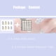 thumbnail image 5 of Juego de uñas postizas de longitud media y brillo para mujeres y niñas, 5 of 6