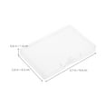 thumbnail image 7 of 8Pcs Portable Transparent Rectangular Plastic Business Card Holder and Playing Card Storage Box Small Size, 7 of 7