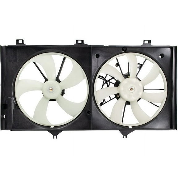 Radiator Fan Assembly - Compatible with 2005 - 2012 Toyota Avalon 2006 2007 2008 2009 2010 2011