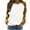Orange, variant on Womens Christmas Sweatshirts Casual Loose Long Sleeve Shirts Fall Winter Fashion Cute Snowflakes Tops