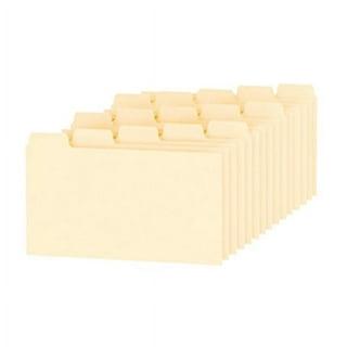 Index Card Dividers A - Z, 3 x 5 inch , Seperate Cards for Each Alphabet, Yellow