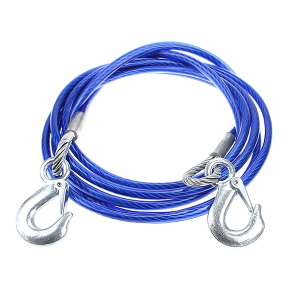 4/5m Heavy Duty Tow Cable Winch Strap Tow Rope Trailer Rope for Towing Car Load 3/5/7 Ton for Vehicle Recovery