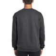 thumbnail image 4 of JERZEES NuBlend Crewneck Sweatshirt | Men's Fleece Pullover Sweater,8 oz. 50/50 cotton/polyester in Black Heather, Pack 2 Size- L, 4 of 5