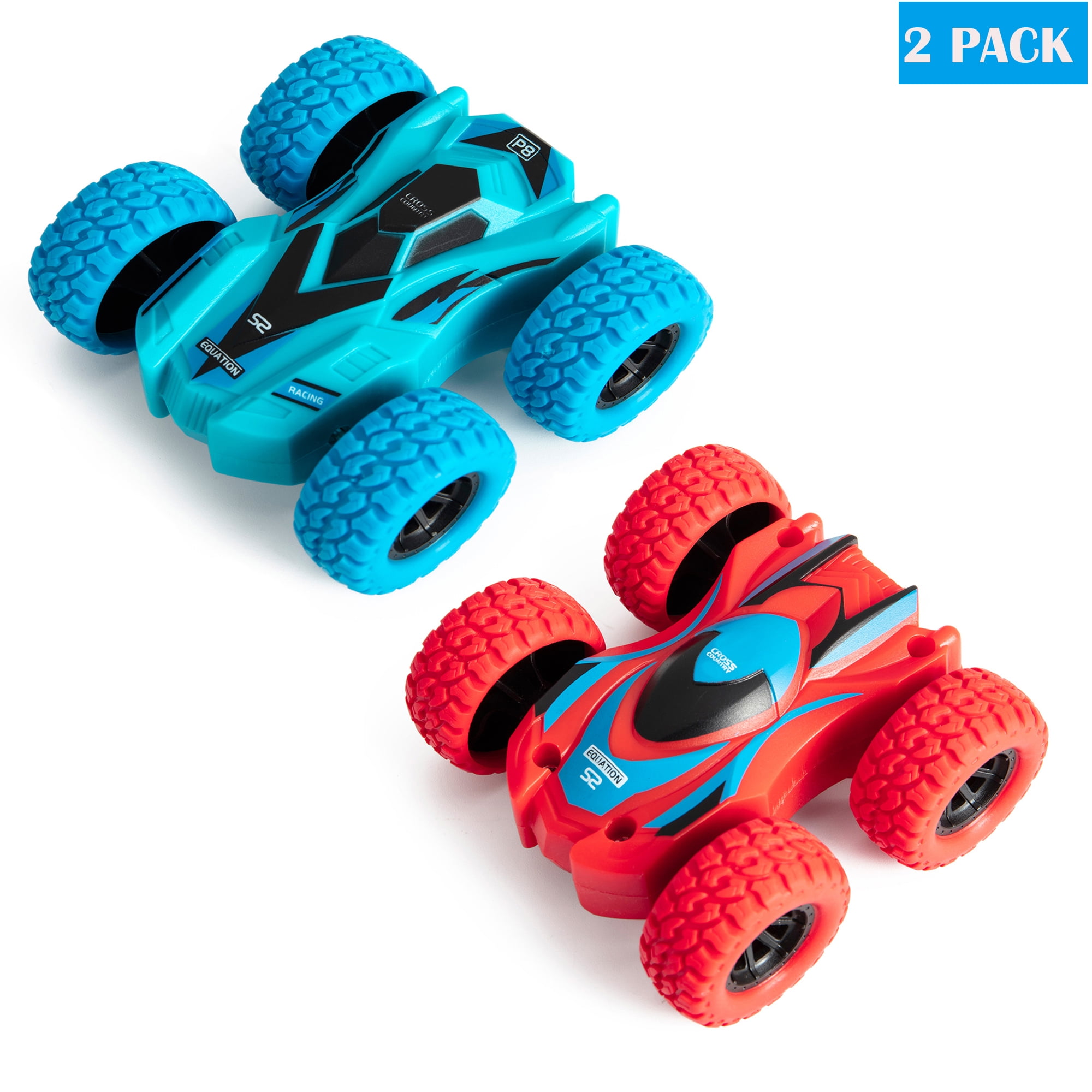 Car Toys Pull Back Vehicles for Toddlers & Kids(2 PCS)Friction