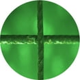 thumbnail image 1 of Ahgly Company Machine Washable Indoor Round Transitional Green Area Rugs, 6' Round, 1 of 7