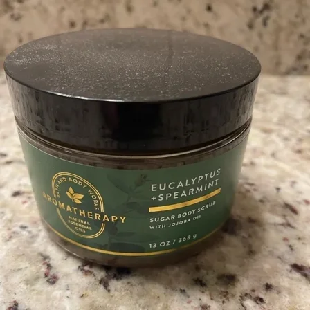 Bath & Body Works Eucalyptus Spearmint Sugar Scrub with Jojoba Oil