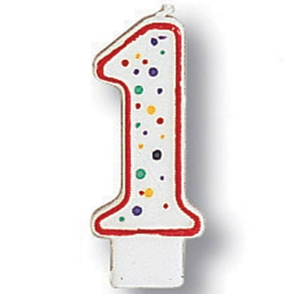 6 Count Bulk Pack Polka Dot #1 Candles