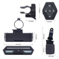 thumbnail image 4 of Luz trasera de bicicleta Fiudx con carga USB señal de giro luz de freno, 4 of 4