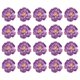 thumbnail image 1 of Uxcell Paquete de 20 Cabezas de Peonías Artificiales, Cabeza de Rosa de Seda Falsa para Bodas/Ramo/Pared de Flores/Artesanías DIY [8cm, Morado], 1 of 7