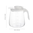 thumbnail image 2 of Shisuyan 1Pc Large Capacity Tea Pot Useful Glass Teapot Practical Tea Kettle for Home, 2 of 9