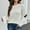 White, variant on Babysbule Plus Size Womens Sweaters Women's Fashion Long Sleeves Round-Neck Loose Pullover Tops Blouse Knitted Sweater Women's Fashion