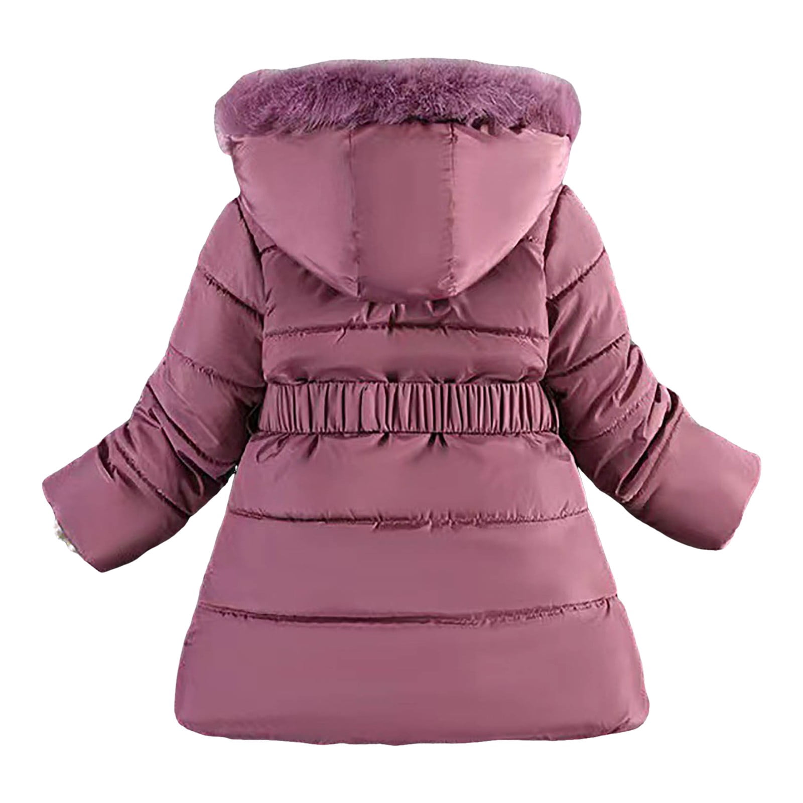 Gubotare Girls Coat Girls' Ultra Lightweight Packable Down Puffer Jacket Coat Size 5T 6T (Purple,5-6 Years)