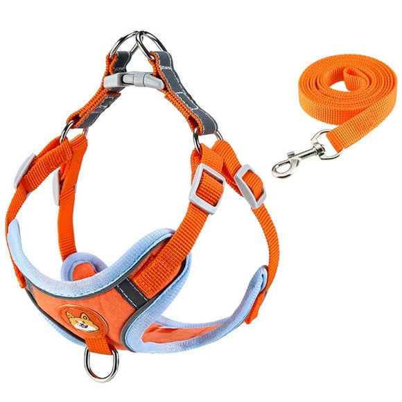 Pet Harness Leash,Pet Harness Leash Reflective Pet Harness Leash Set Pet Harness Multi-Functional