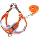 thumbnail image 1 of Arnés para mascotas Bling Bling Correa Raya reflectante Transpirable Cómodo Chaleco ajustable Naranja L, 1 of 12