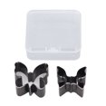 thumbnail image 2 of Leather Cutting Die, High Density Leather Punch Die Butterfly Shape 2PCS Set Accurate Manual Spot Welding Technology  for Fashion Design, 2 of 7