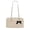Beige, variant on Slouchy Tote Bags Polka Dot Nylon Bowler Bag for Women Hobo Bags Large Shoulder Bag for Travel Work College