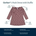 thumbnail image 6 of Gerber Baby and Toddler Ruffle Dress, 6 of 7
