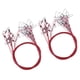 thumbnail image 2 of 20pcs / Lot 3 Colores Líderes De Ambre De Acero Al Carbono Con Giratorios Encaja Ptaformas De Ambre De Alta Resistencia (50 Cm rojo Baoblaze Líderes de alambre de pesca, 2 of 8