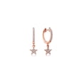 thumbnail image 3 of Diamond Star Dangle Charm Earring, 3 of 4
