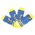 thumbnail image 2 of SPRING PARK 4Pcs Pet Print Socks Anti-Slip Dog Cat Socks Breathable Elastic Paw Protector for Small Puppies and Kittens, 2 of 7