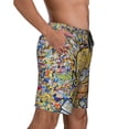 thumbnail image 3 of The Simpsons Mens Swim Trunks Quick Dry Swim Shorts Mesh Lining Bathing Suits Swimwear Beach Shorts with Pockets, 3 of 6