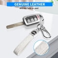 thumbnail image 5 of Key Fob Cover Compatible with Honda Accord Civic CR-V Crosstour HR-V LX 2013-2022 Keychain Case Holder Protector,Silver, 5 of 7