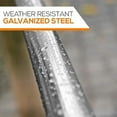 thumbnail image 5 of SereneLife Trampoline Ladder, Weather Resistant Galvanized Steel, Extra-Wide Footsteps, 5 of 6