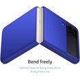 thumbnail image 3 of case for Samsung Z Flip 4 Case, Galaxy Z Flip 4 Case, Ultra-Thin Folding Screen Phone Case for Z Flip 4, Full Protection Cover Have Strong Impact Resistance for Samsung Galaxy Z Flip 4 5G, Blue, 3 of 16