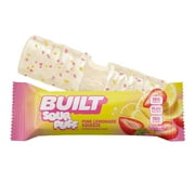 BUILT Sour Puff Protein Bar, Pink Lemonade, 16g Protein, Collagen, 150 Calories, 4 Count Box, 1.45 oz Bars