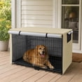 thumbnail image 6 of Dog Crate Cover Waterproof Kennel Cover, 25x37x24in Dog Crate Cover for Indoor/Outdoor, Heavy Duty Polyester Cover Fits Wire Dog Cage, 6 of 7